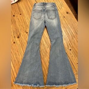 High rise flair jeans
